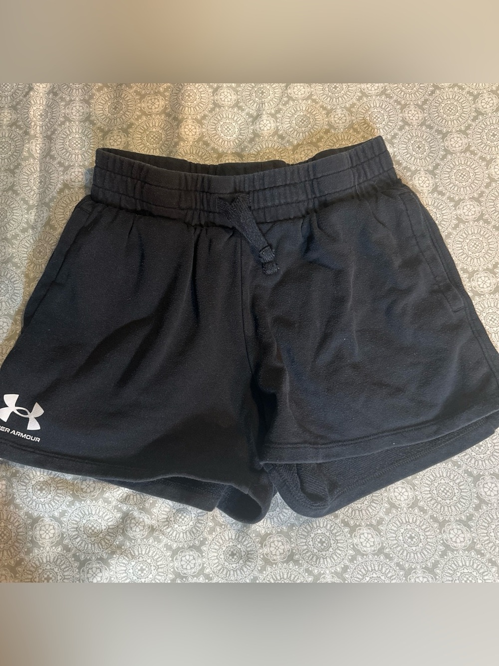 Under Armour Women's Black Athletic Drawstring Shorts